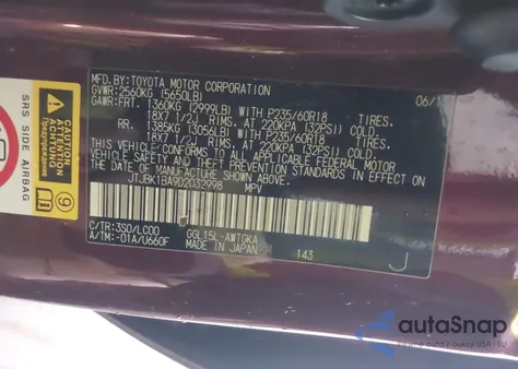 2013 Lexus Rx 350 z USA, uszkodzony, nr VIN JTJBK1BA9D2032998